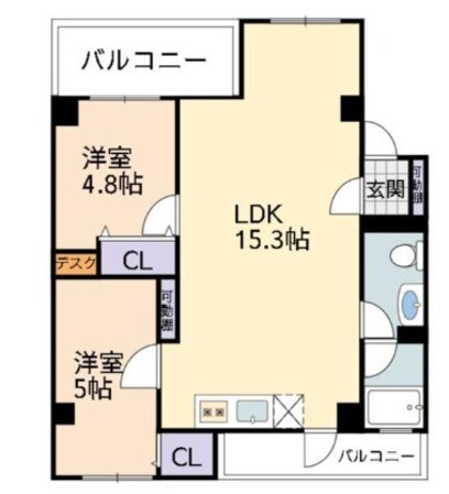 アルコラカーサ安富の物件間取画像